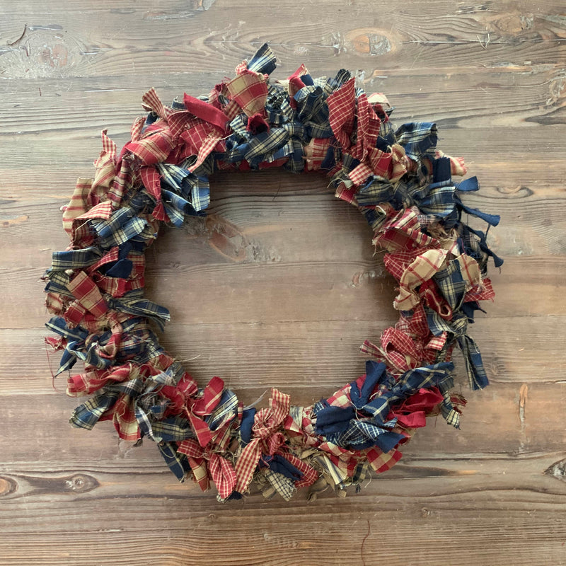 Crafts For The Not So Crafty: 4th of July Door Wreath
