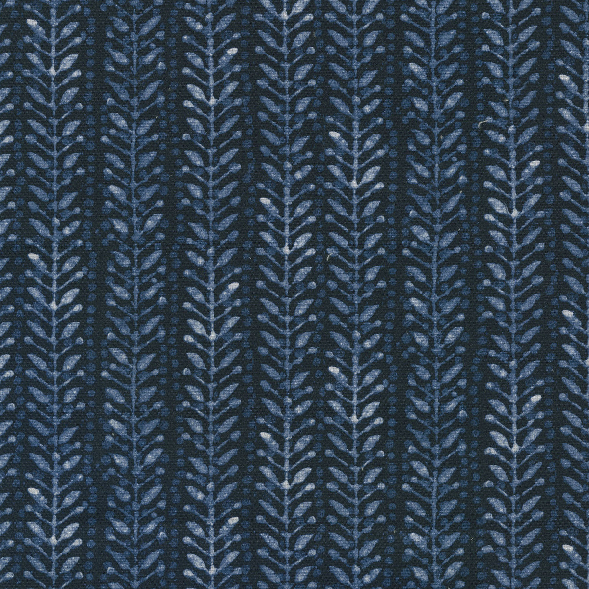 P/K Lifestyles Performance Plus Kumo Branch - Indigo 409210 Fabric Swatch