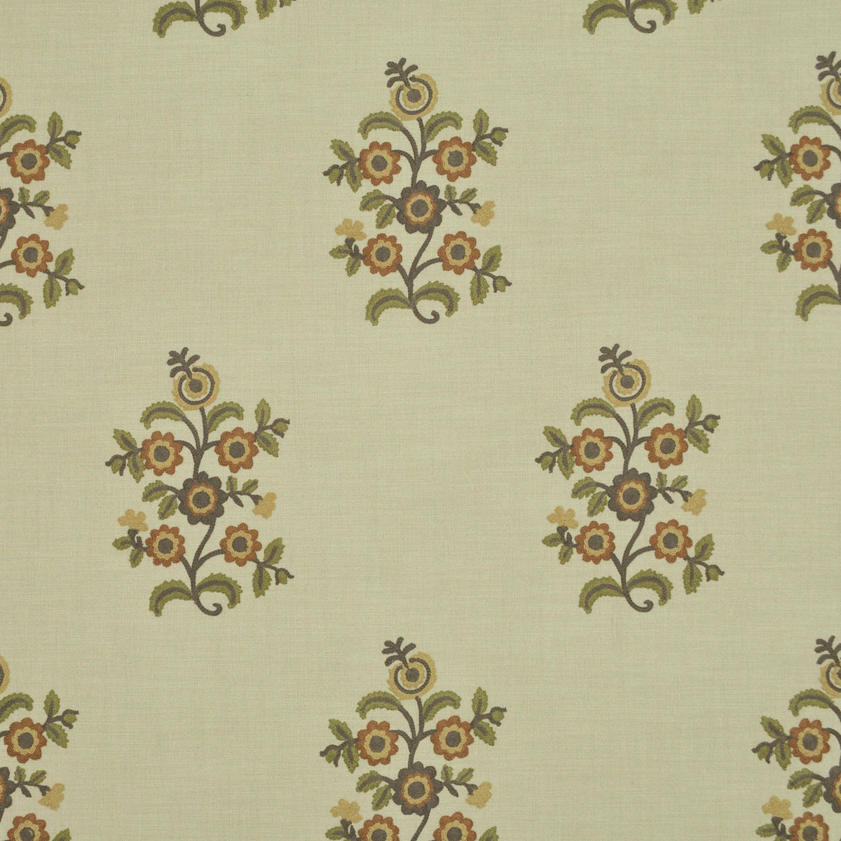 Villa D'Ascoli Amman Embroidery - Saffron 570161 Fabric Swatch