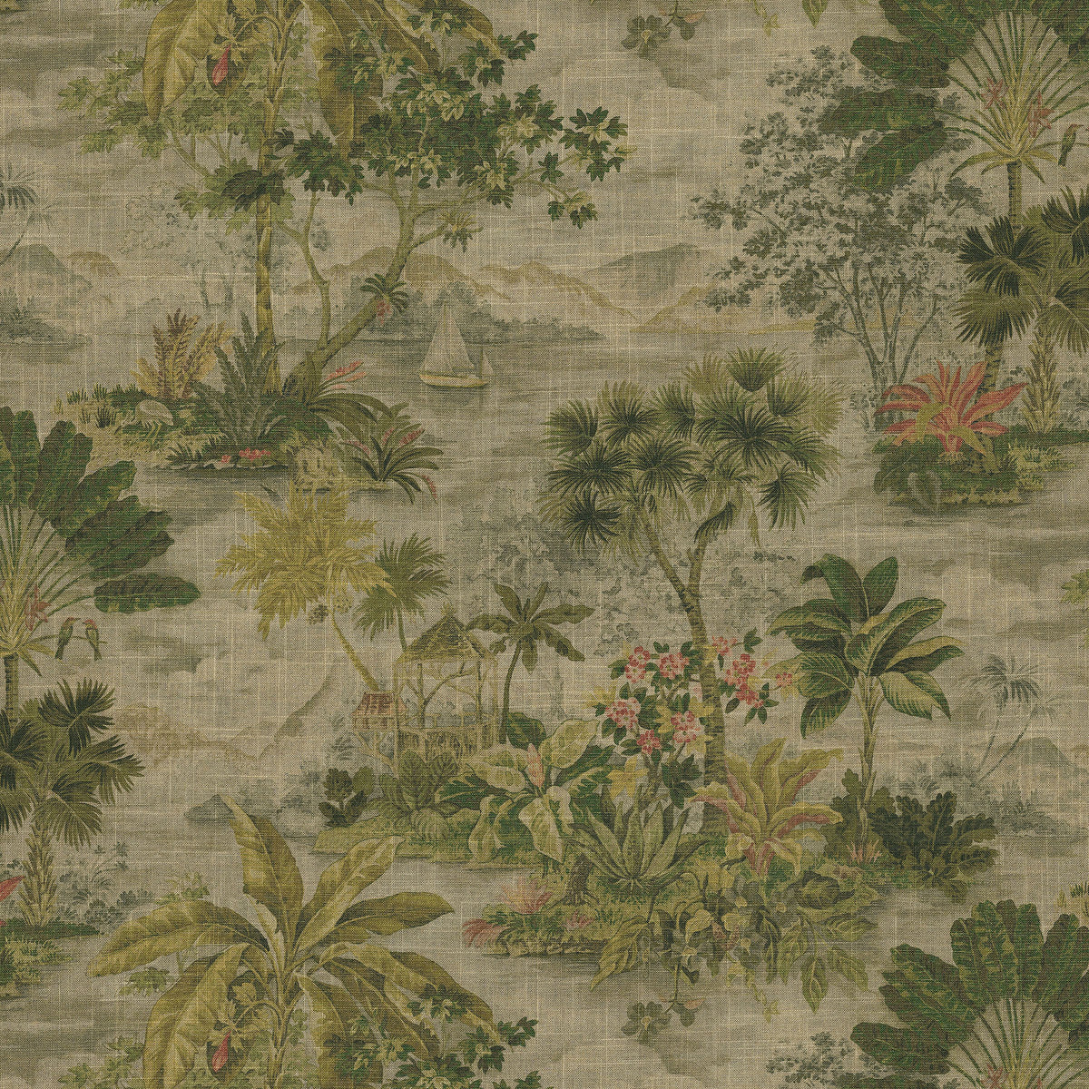 P/K Lifestyles Belle Isle - Moonstone 472650 Upholstery Fabric