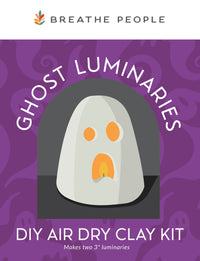 Breathe People Air Dry Clay Kit - Ghost Luminary