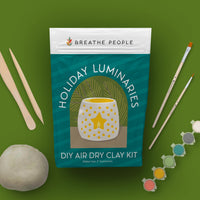 Breathe People Air Dry Clay Kit - Holiday Luminary