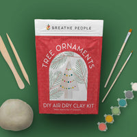Breathe People Air Dry Clay Kit - Holiday Ornaments