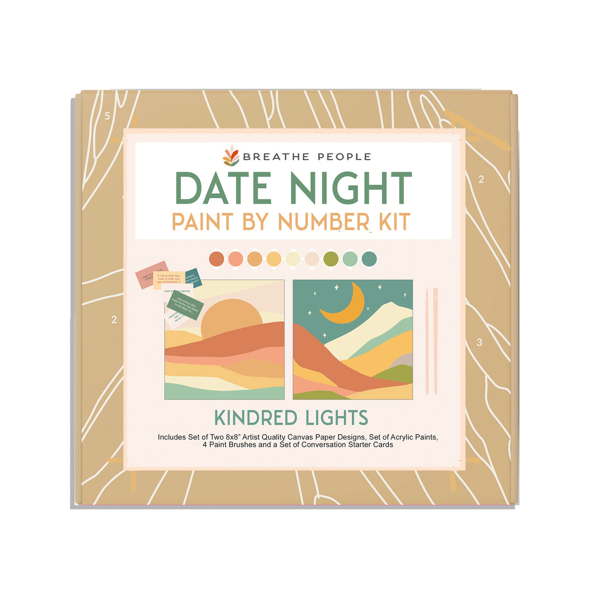 Breathe People Date Night Paint by Numbers Kit