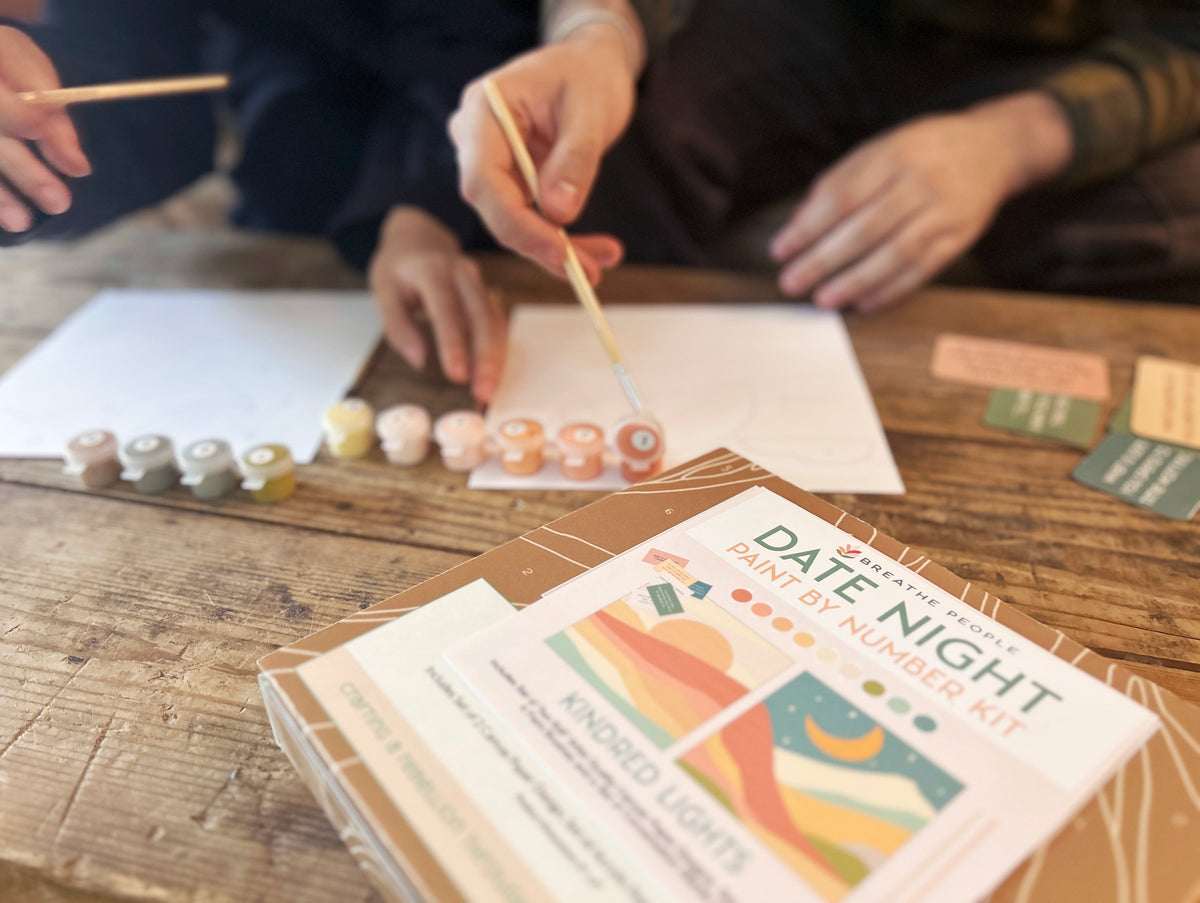Breathe People Date Night Paint by Numbers Kit