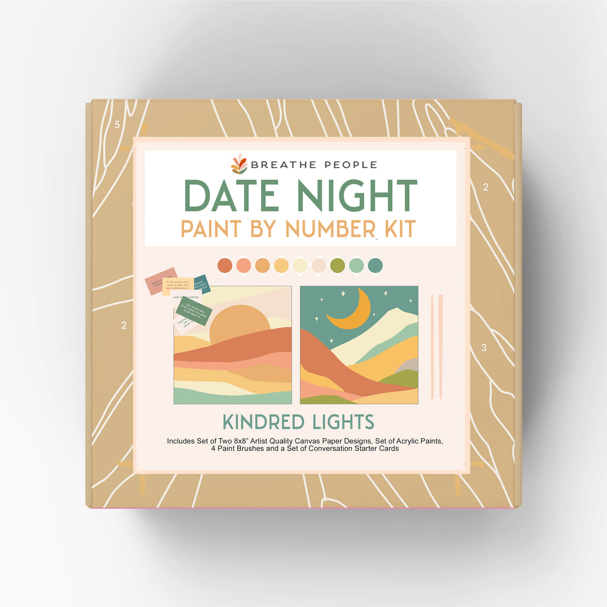 Breathe People Date Night Paint by Numbers Kit
