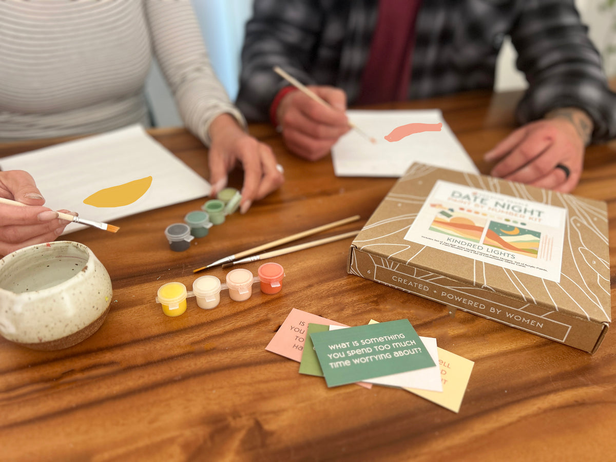Breathe People Date Night Paint by Numbers Kit