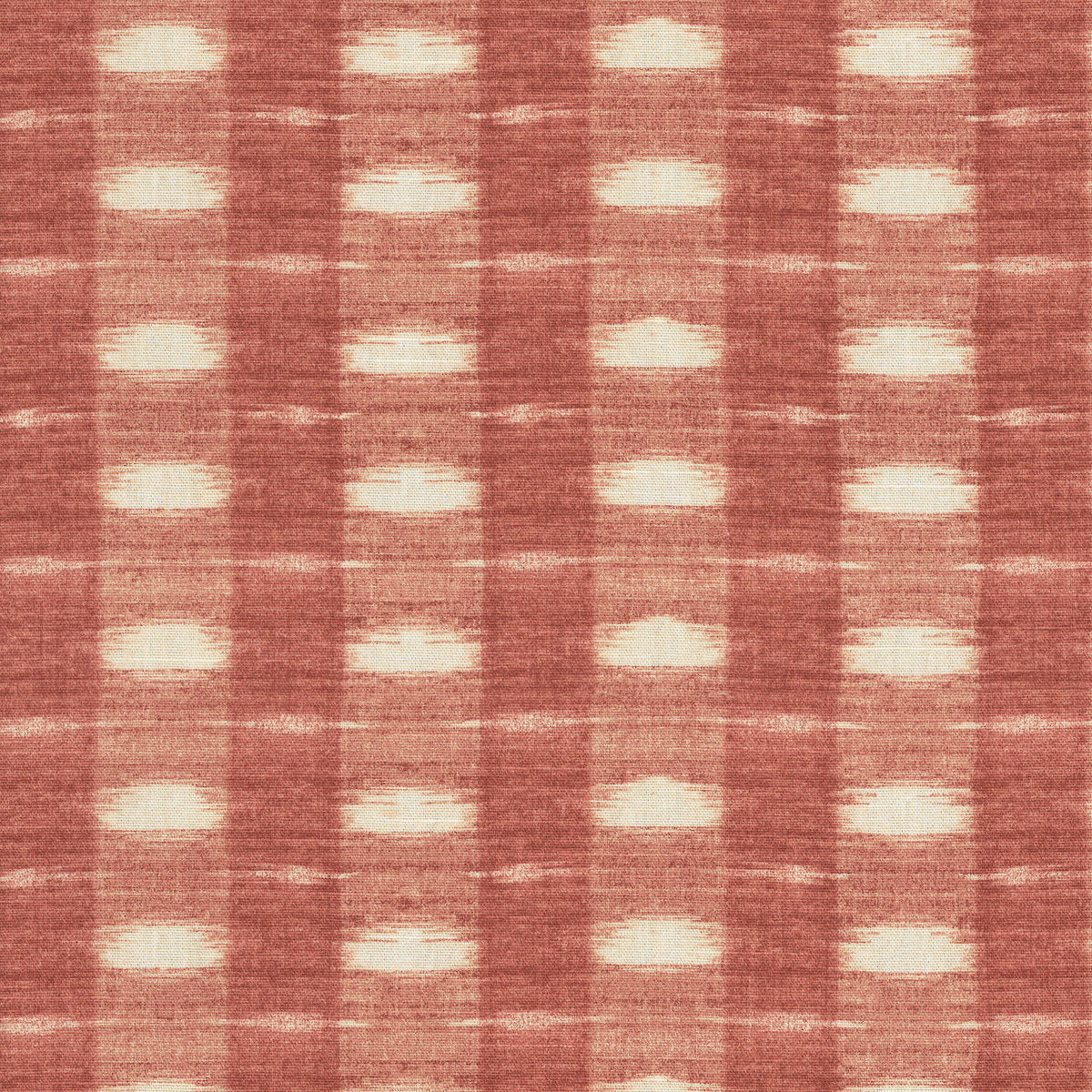P/K Lifestyles Brushed Check - Radish 412392 Upholstery Fabric