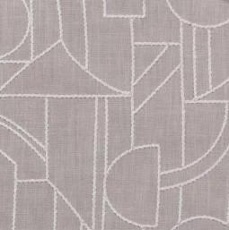 CLOSEOUT P/K Lifestyles Building Blocks Emb - Linen 411880 Upholstery Fabric 1.5 YARD