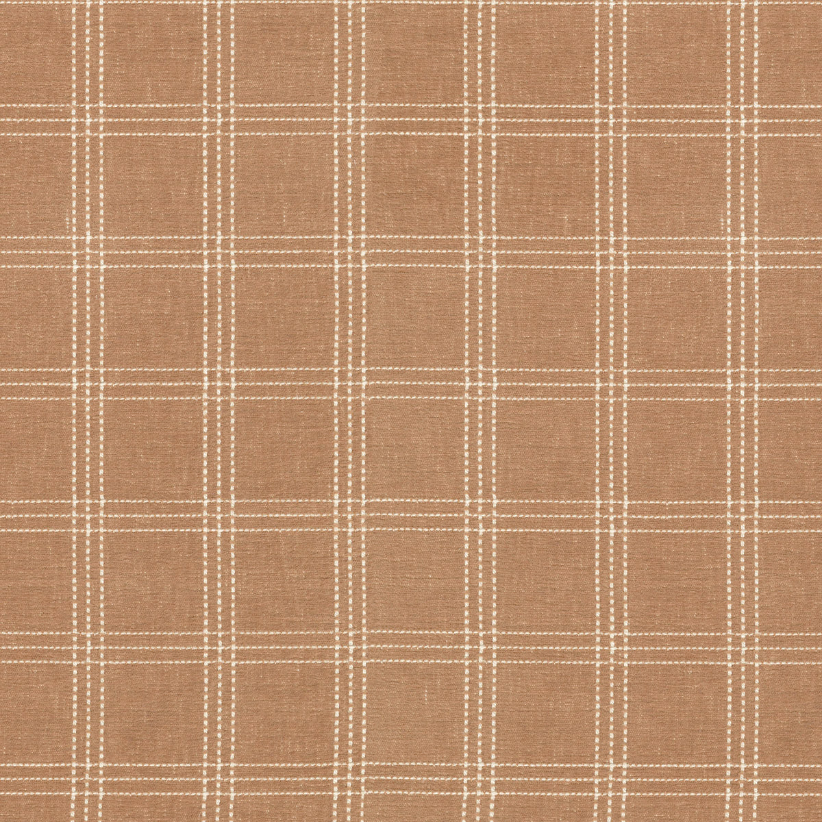 P/K Lifestyles Catalina Check -  Clay 470615 Upholstery Fabric