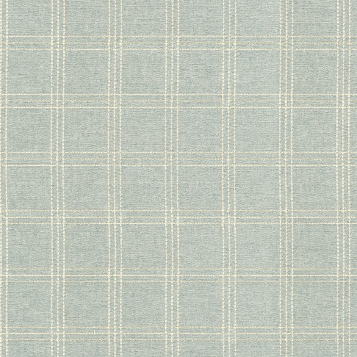 P/K Lifestyles Catalina Check - Mist 470611 Upholstery Fabric