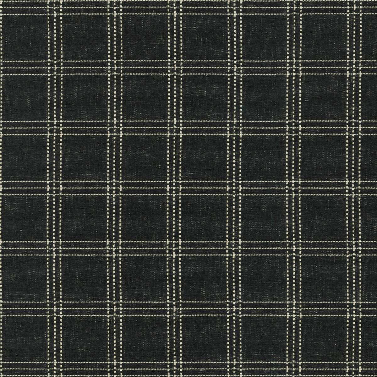 P/K Lifestyles Catalina Check -  Onyx 470617 Upholstery Fabric