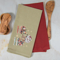 Tea Towel Set of 2 - Ho Ho Ho Santa