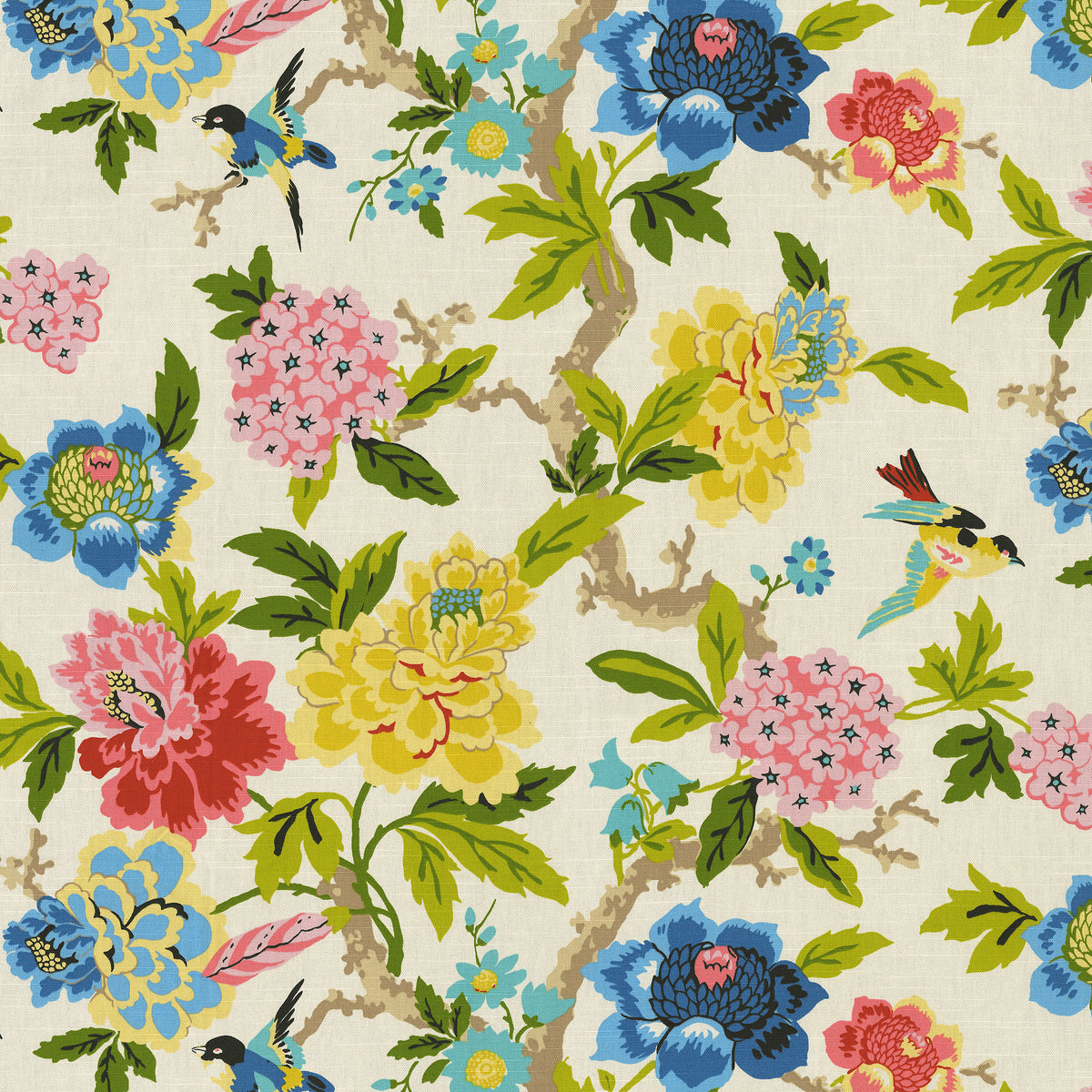 Waverly Celeste - Spring 682331 Upholstery Fabric