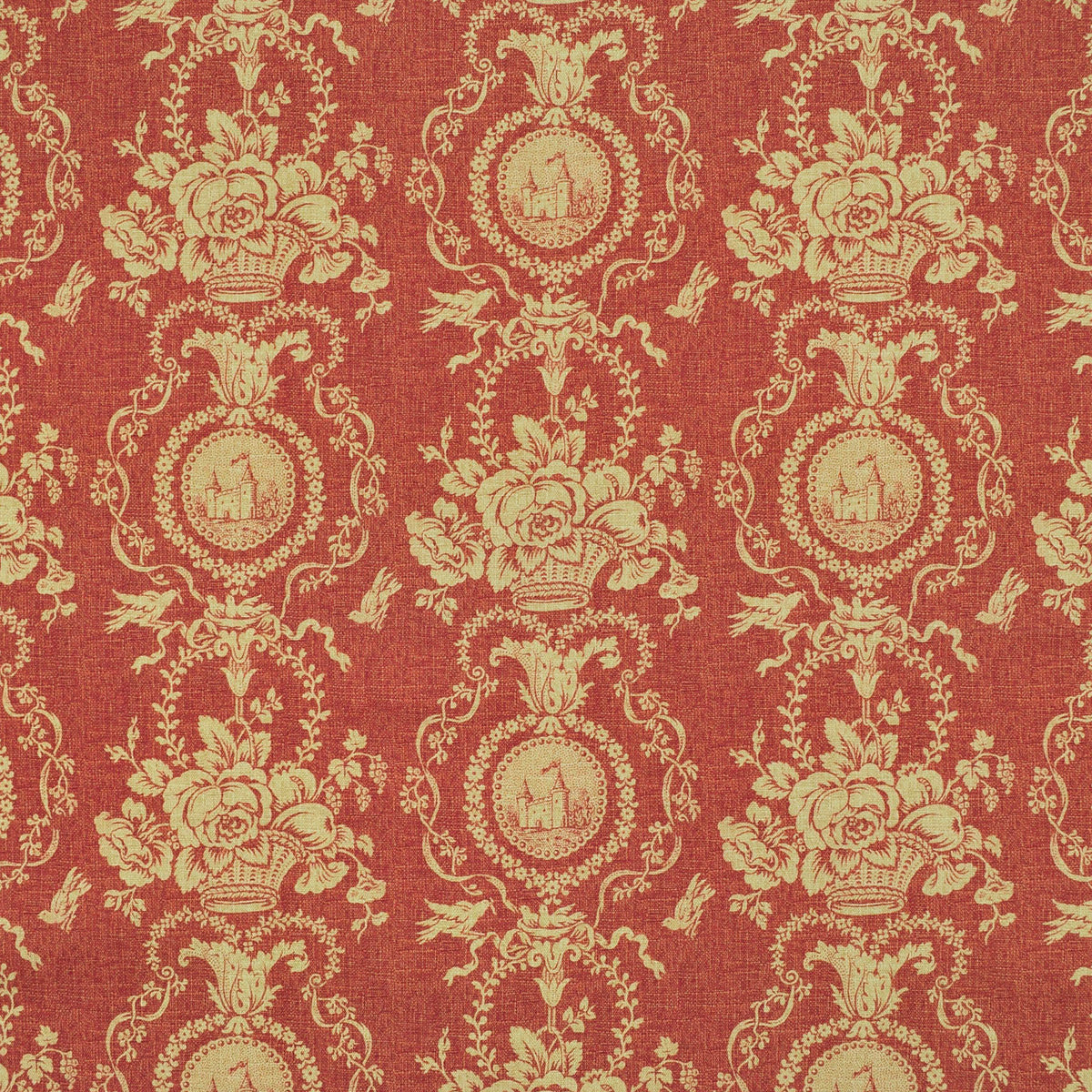 P/K Lifestyles Chalet Elegante - Poppy 481140 Upholstery Fabric