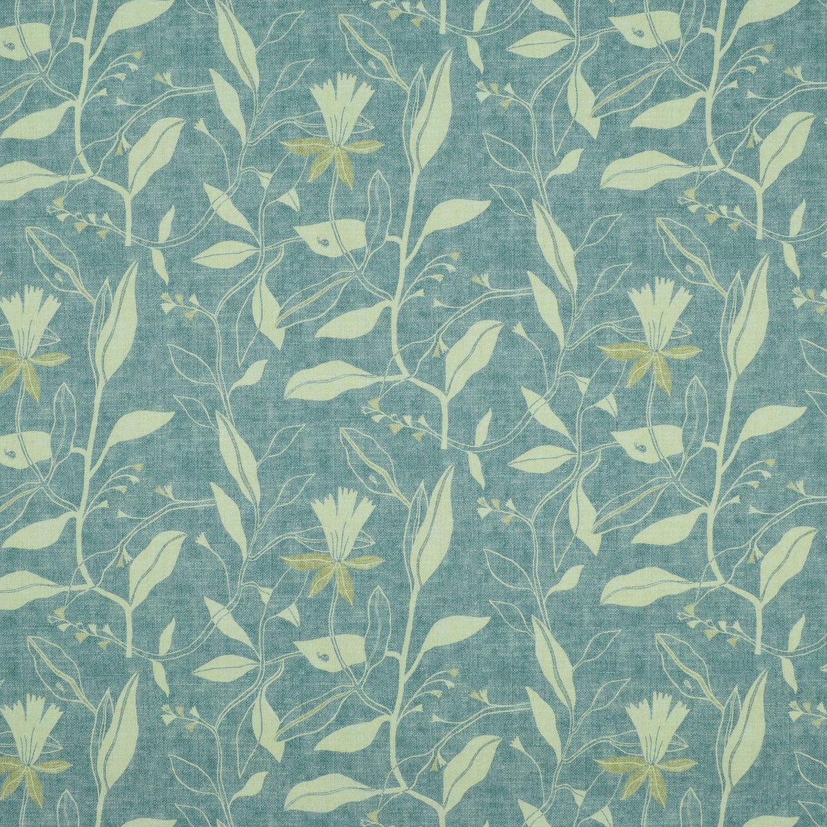 P/K Lifestyles Daffodil Garden - Chambray 140161 Fabric Swatch