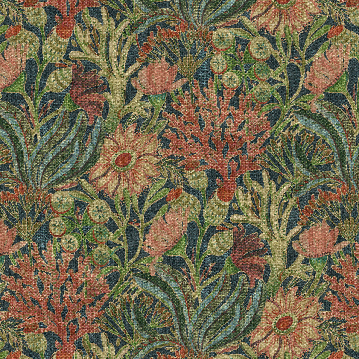 P/K Lifestyles Discoveries - Tide 472612 Upholstery Fabric