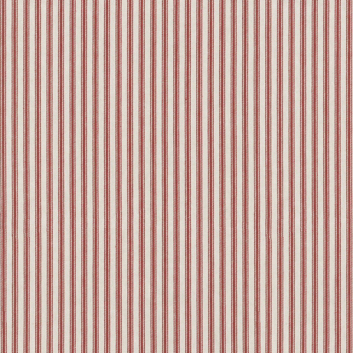 P/K Lifestyles Essential Ticking - Red 472592 Upholstery Fabric
