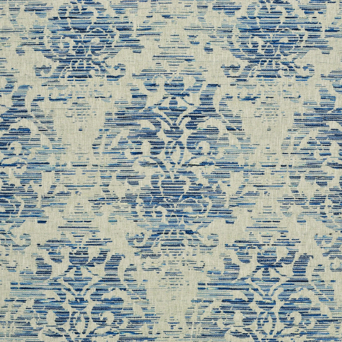 P/K Lifestyles Everly Damask - Indigo 472991 Fabric Swatch