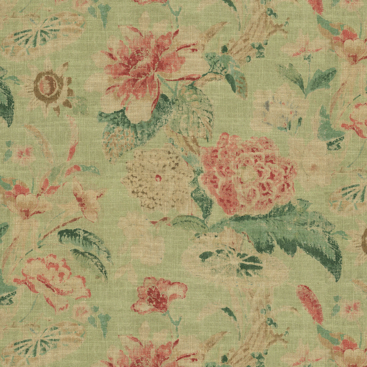 P/K Lifestyles Floral Offerings - Peridot 472661 Fabric Swatch