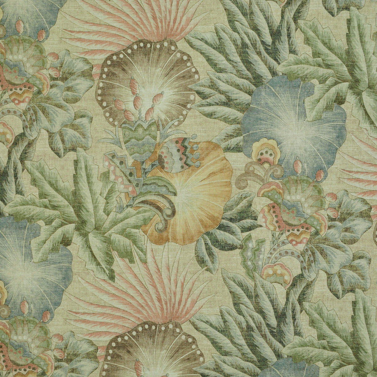 P/K Lifestyles Folkorico - Dawn 472832 Fabric Swatch