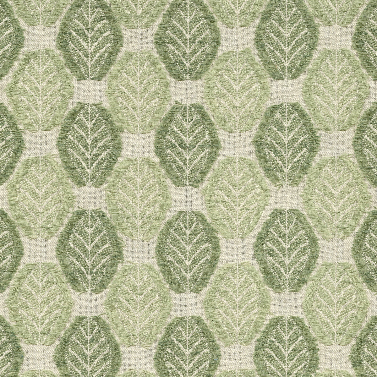 P/K Lifestyles Fringe Leaf - Celadon 470830 Upholstery Fabric