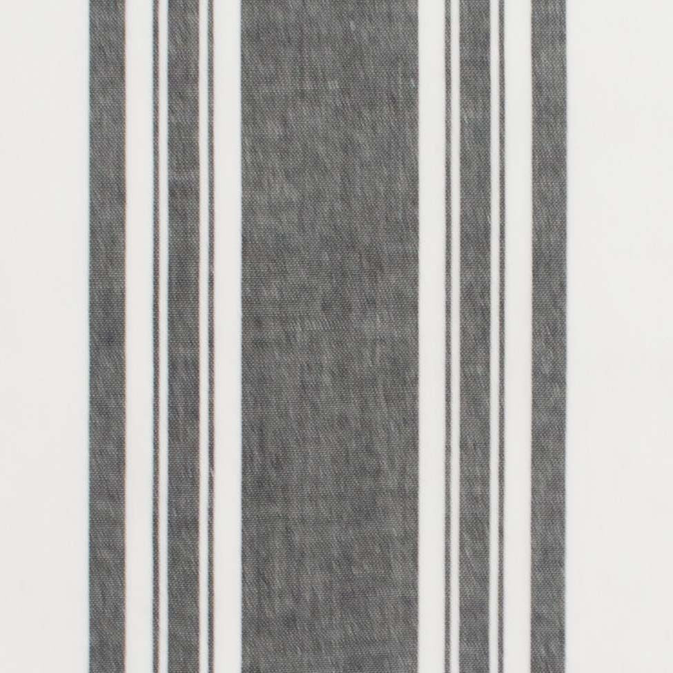 Farmhouse Stripe on White Fabric Swatch