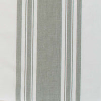 Farmhouse Stripe on White Homespun Fabric