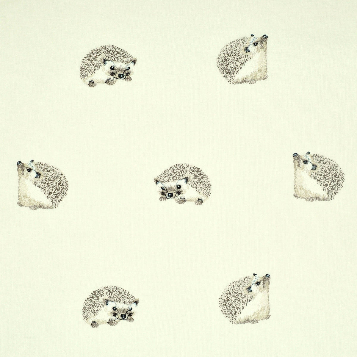 P/K Lifestyles Hedgehog Haven Emb - Mocha 481230 Fabric Swatch