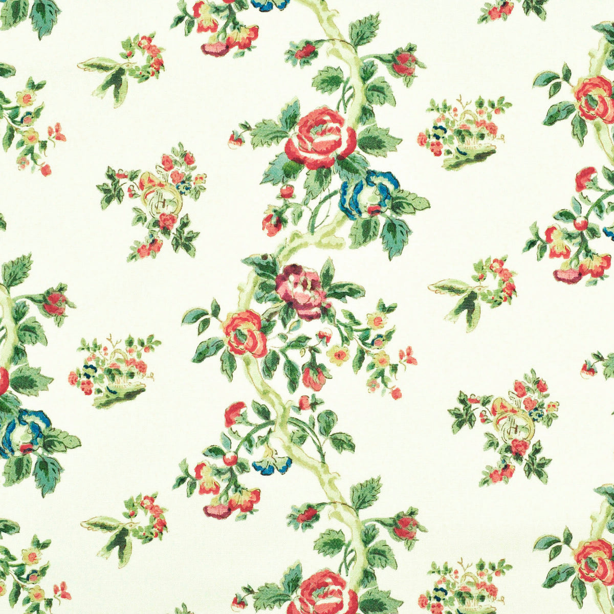 P/K Lifestyles La Roseraie - Indienne 481150 Upholstery Fabric