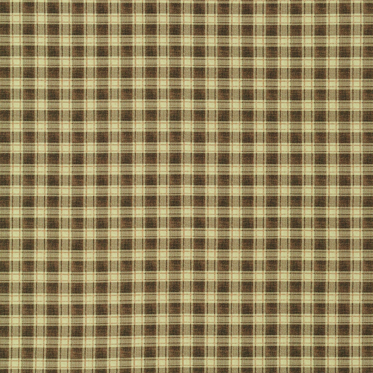 P/K Lifestyles Le Cheque - Espresso 481182 Fabric Swatch