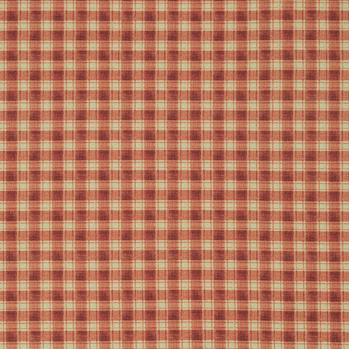 P/K Lifestyles Le Cheque - Poppy 481181 Upholstery Fabric