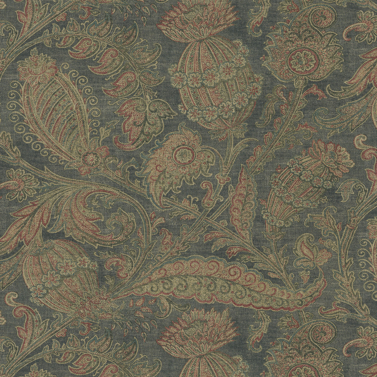 P/K Lifestyles Loggia - Azure 472632 Fabric Swatch