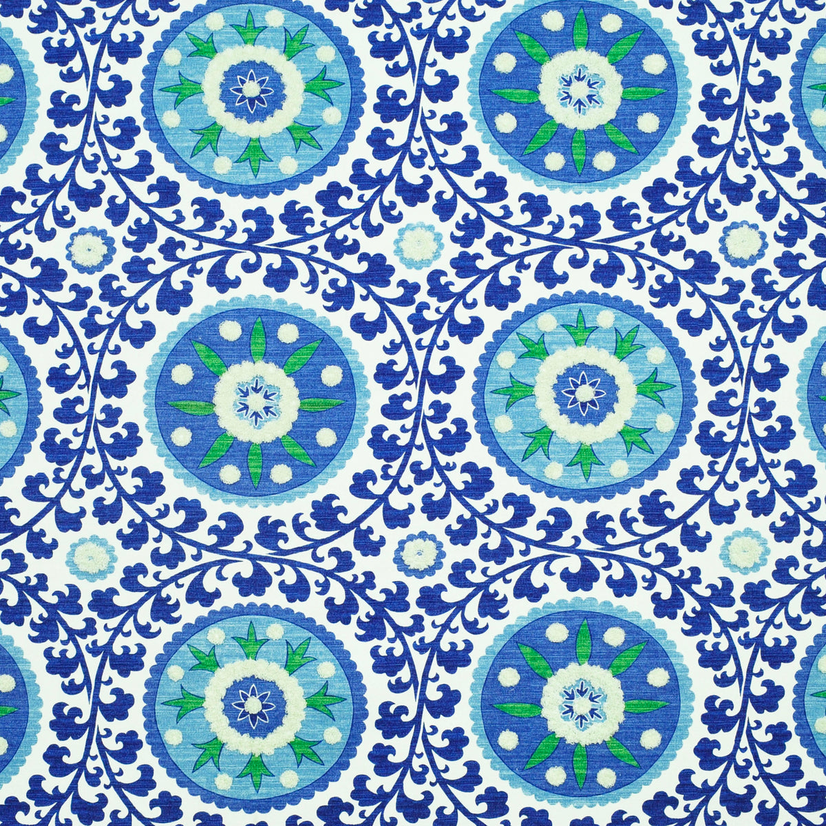 P/K Lifestyles Lunar Sun - Azure 472921 Upholstery Fabric