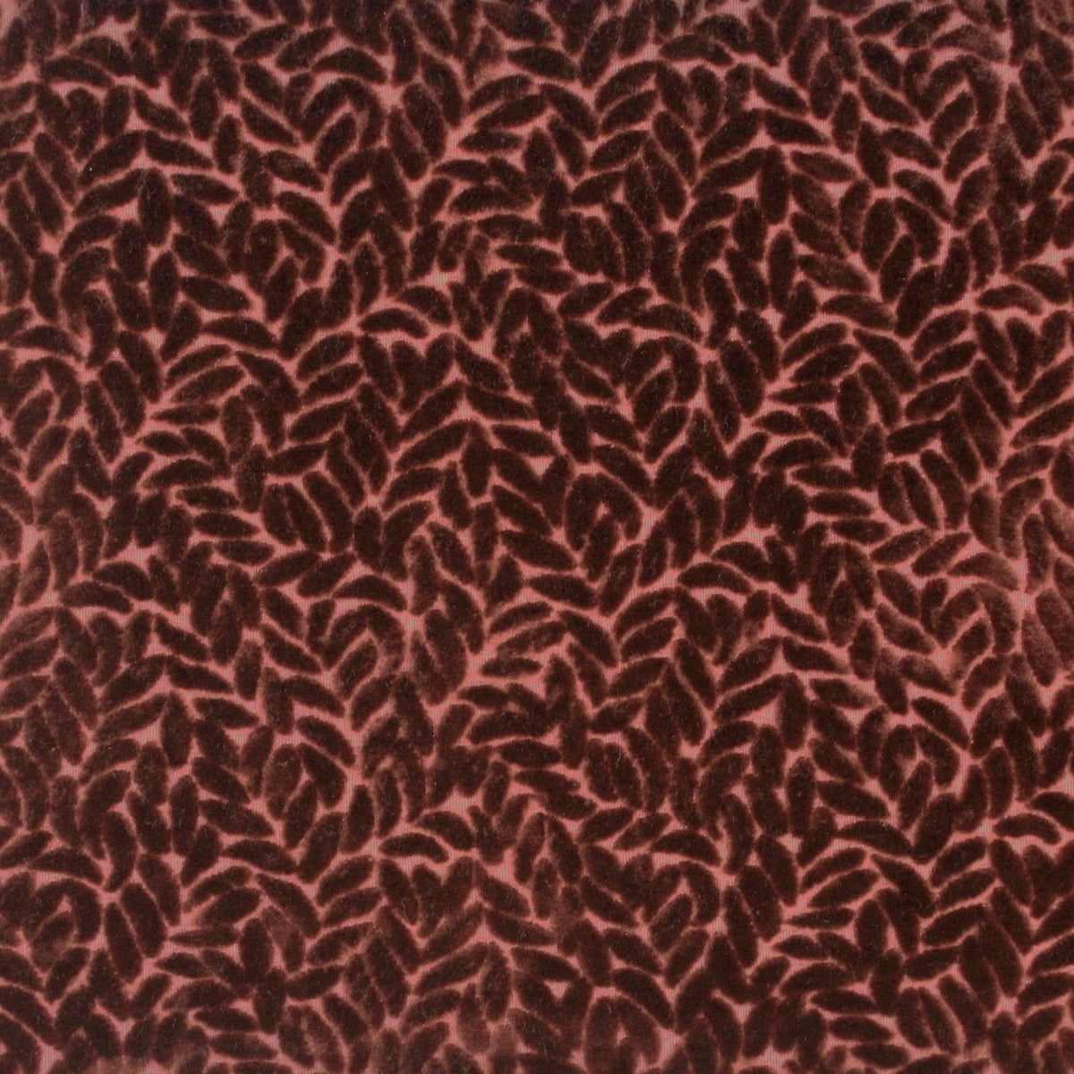P/K Lifestyles Luxe Leaf - Merlot 481624 Fabric Swatch
