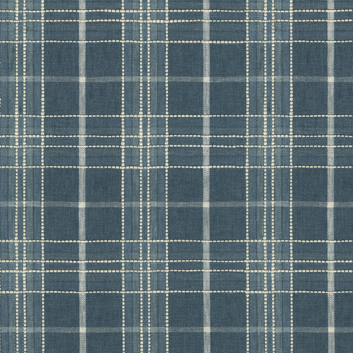 P/K Lifestyles Malcolm Plaid - Indigo 412571 Fabric Swatch