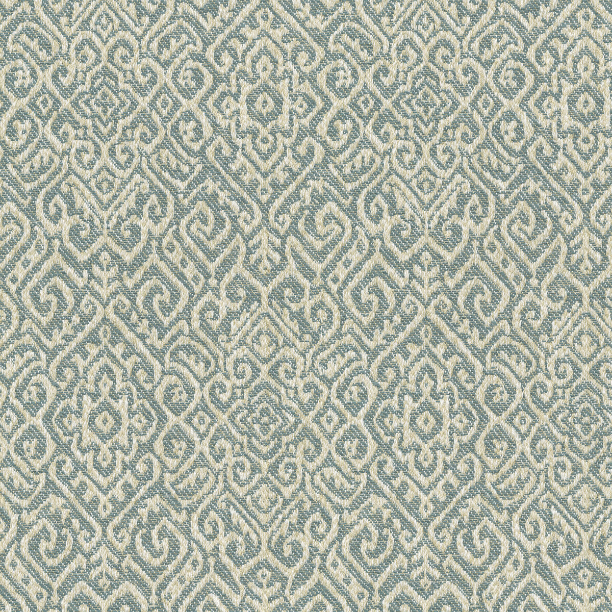 P/K Lifestyles Maharaja Medallion - Chambray 471740 Upholstery Fabric