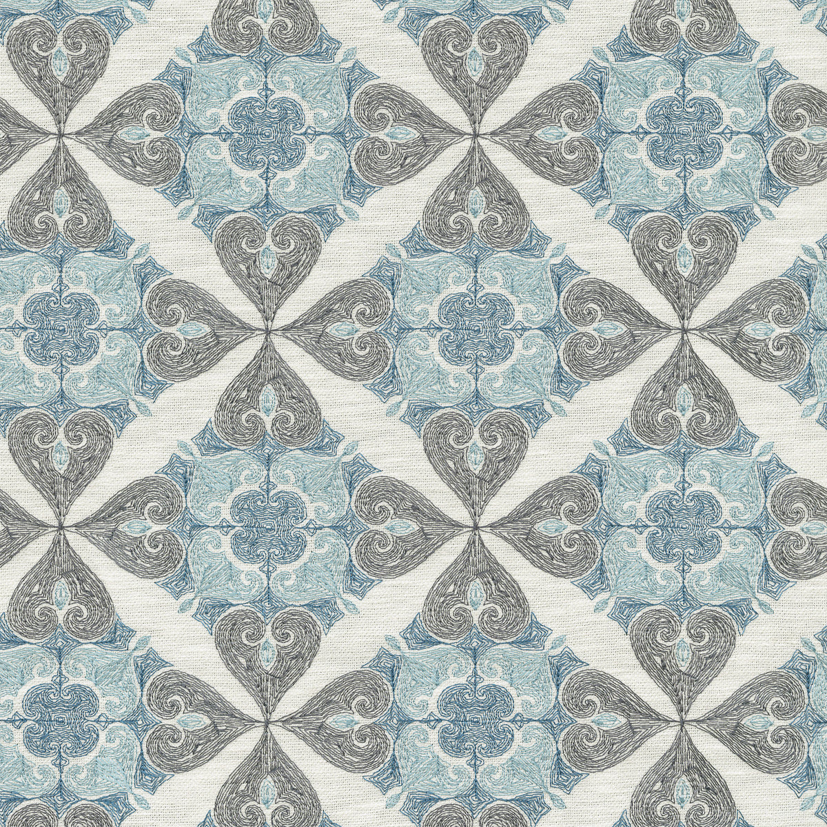 Villa D'Ascoli Oasis - Porcelain 570032 Upholstery Fabric
