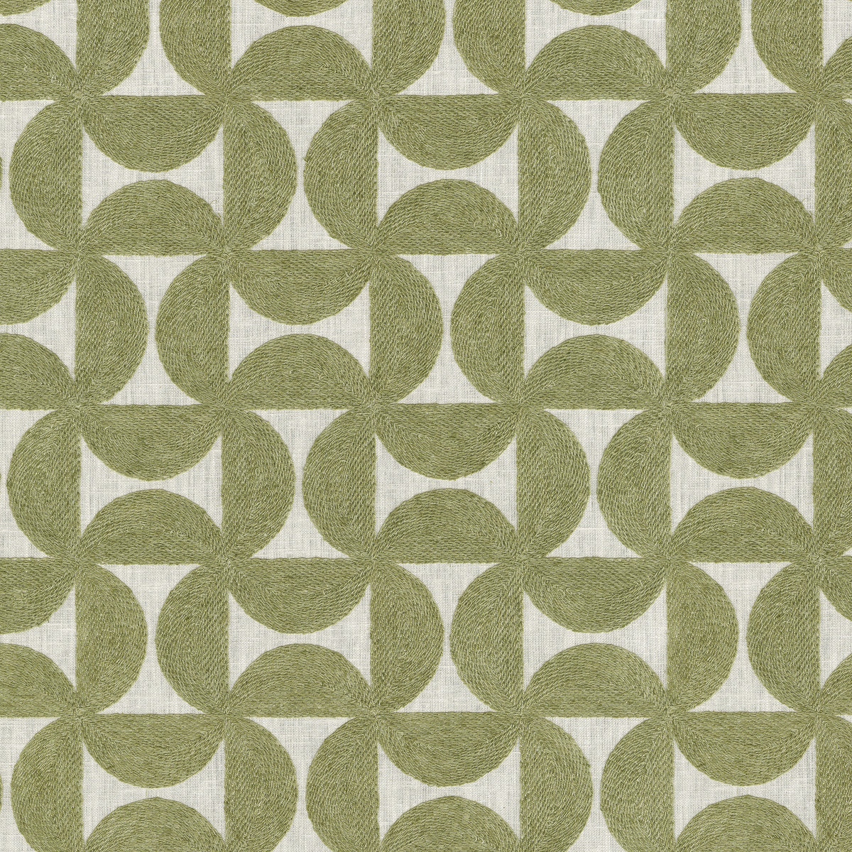 P/K Lifestyles Pinwheel Embroidery - Spring 412491 Upholstery Fabric