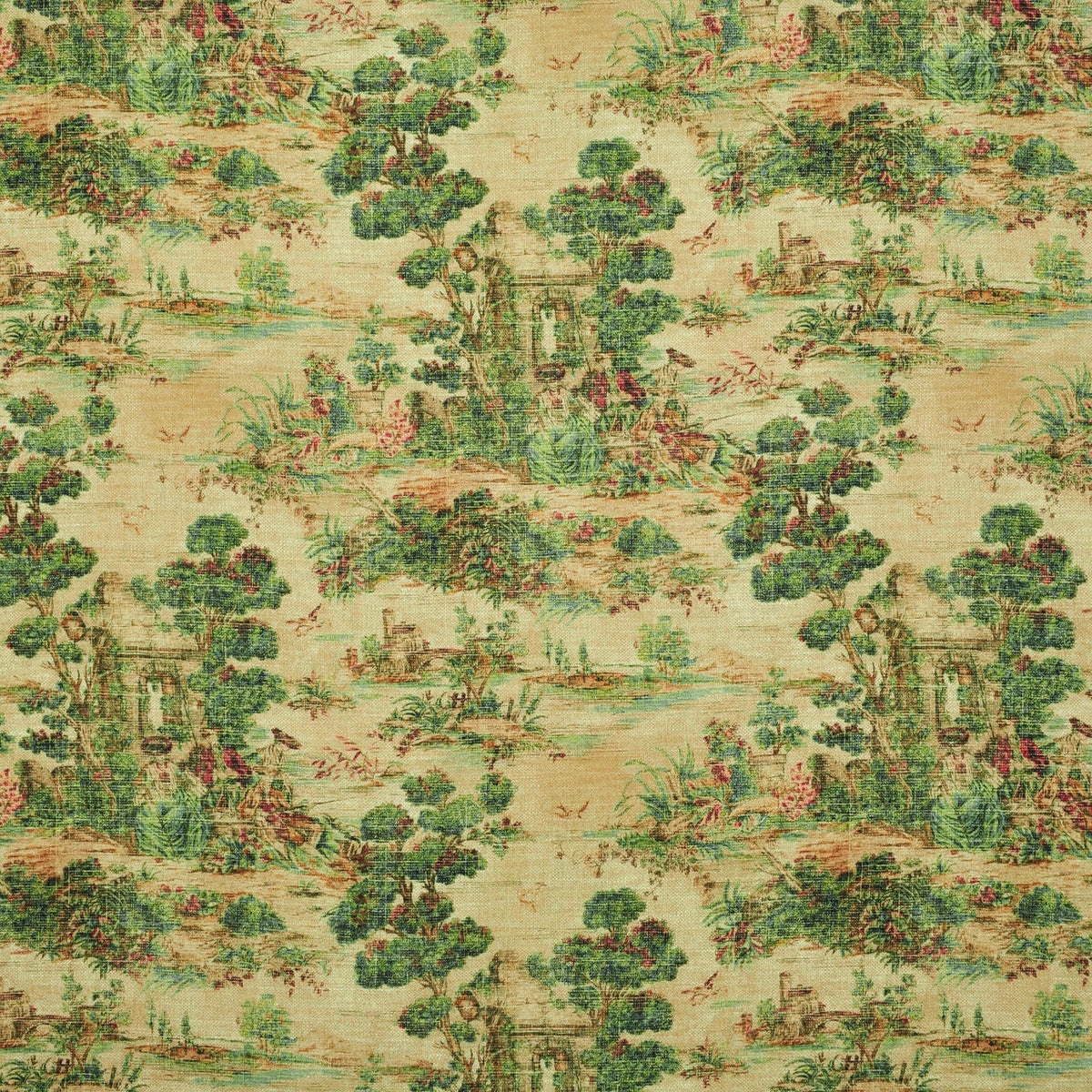 P/K Lifestyles Provencal - Spruce 473200 Fabric Swatch