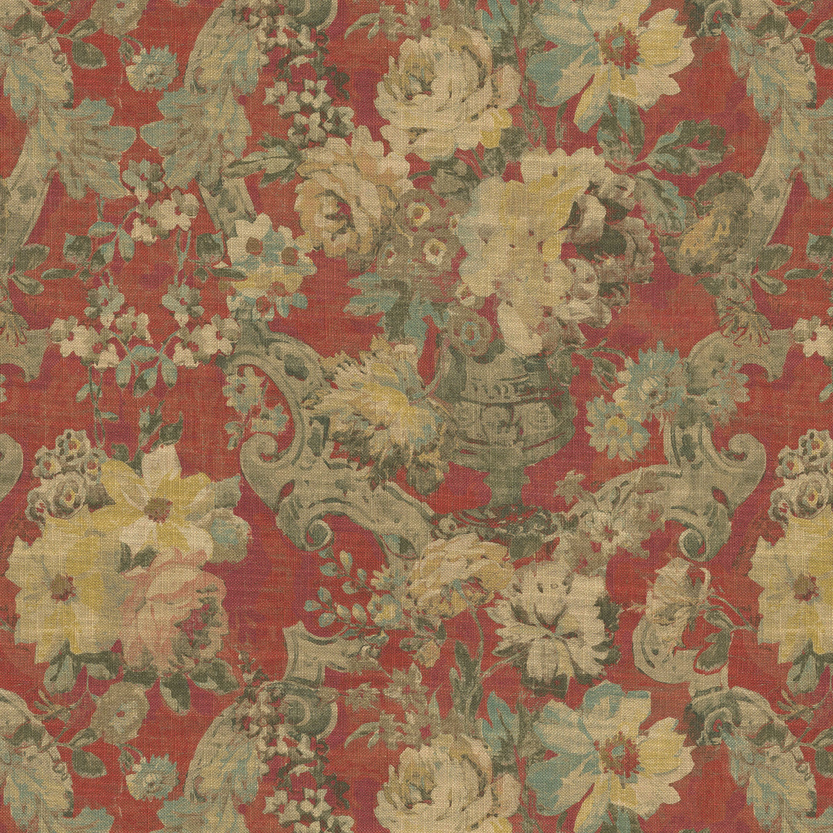 P/K Lifestyles Roma - Cerise 472641 Upholstery Fabric