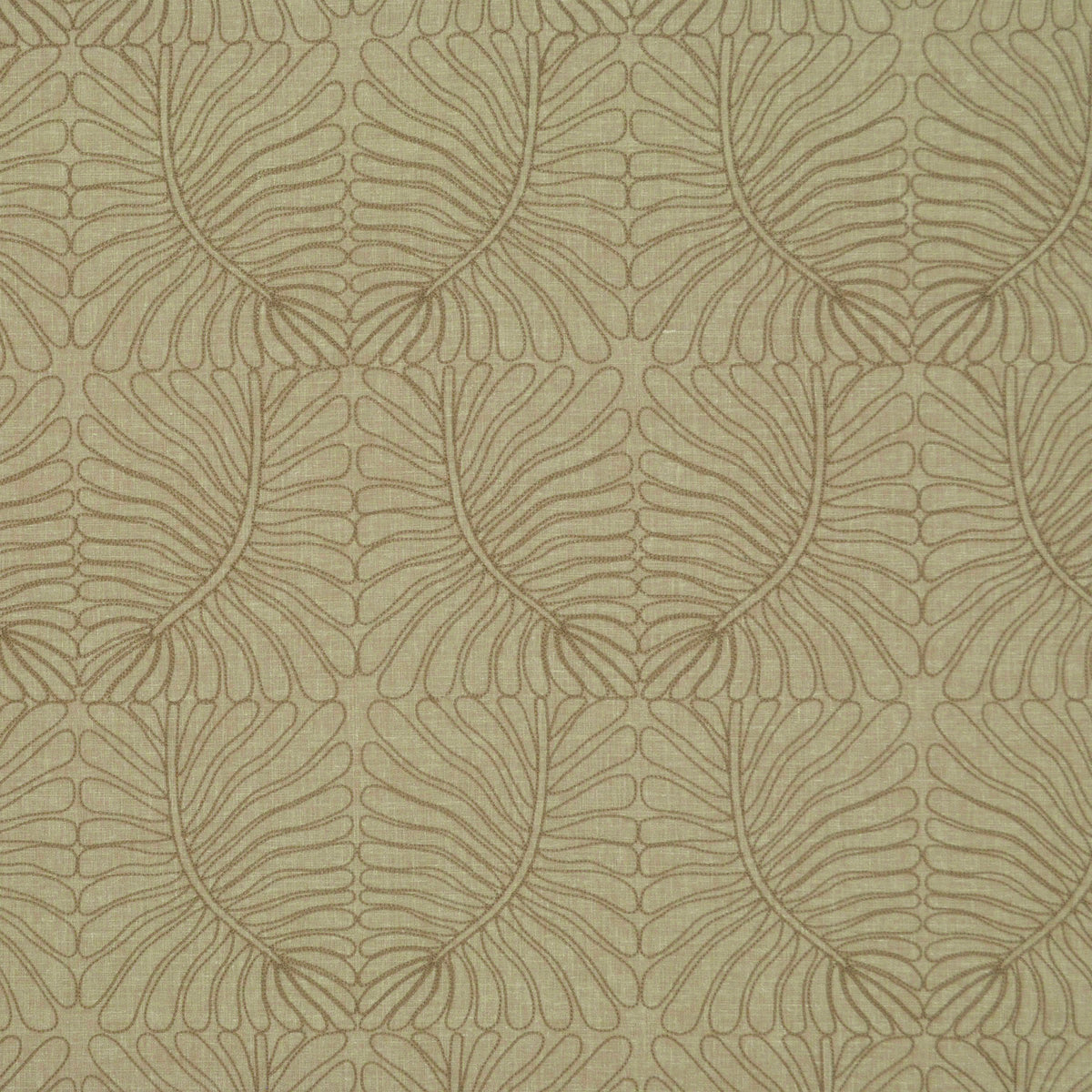 P/K Lifestyles Selva Embroidery - Flaxen 472952 Upholstery Fabric