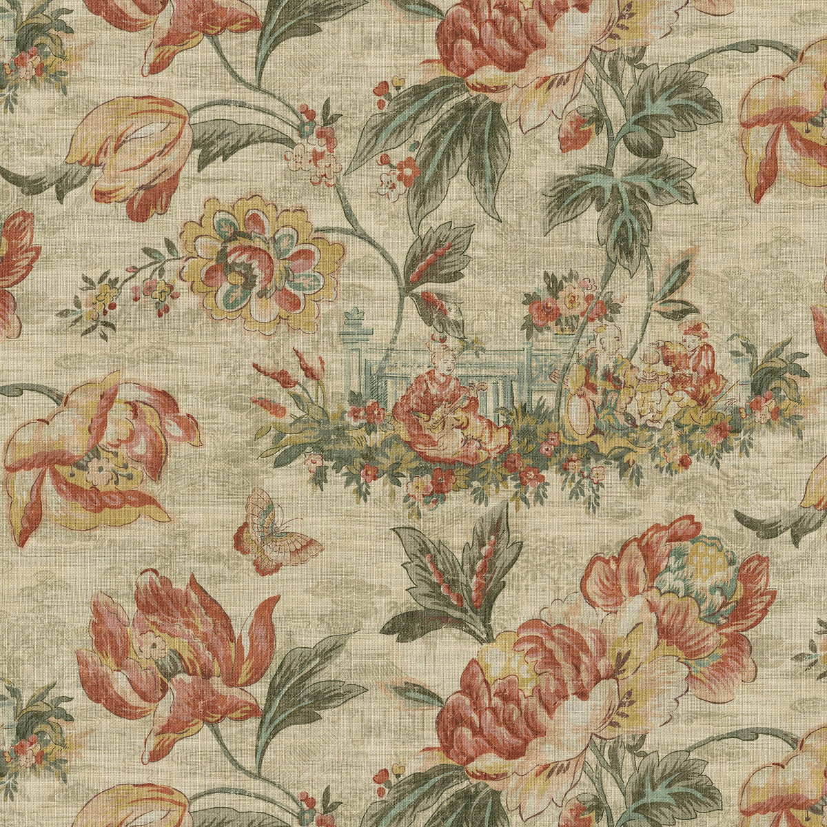 P/K Lifestyles Shared Wisdom - Shell 471751 Upholstery Fabric