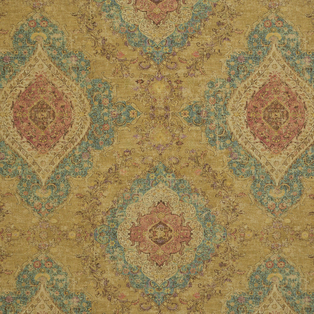 Villa D'Ascoli Shirvan - Ochre 570212 Fabric Swatch