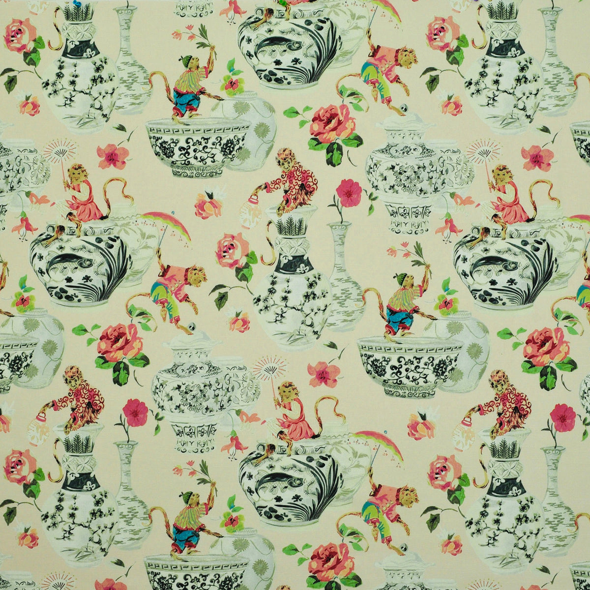P/K Lifestyles Social Season - Blossom 473141 Fabric Swatch