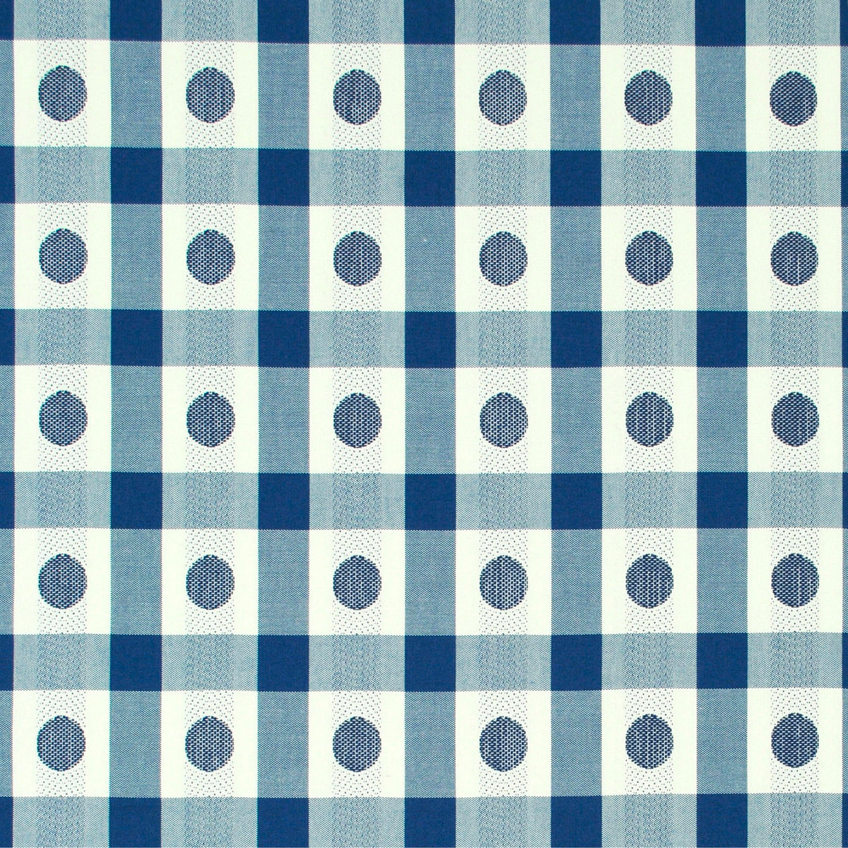 P/K Lifestyles Southport Check - Lapis 481031 Fabric Swatch