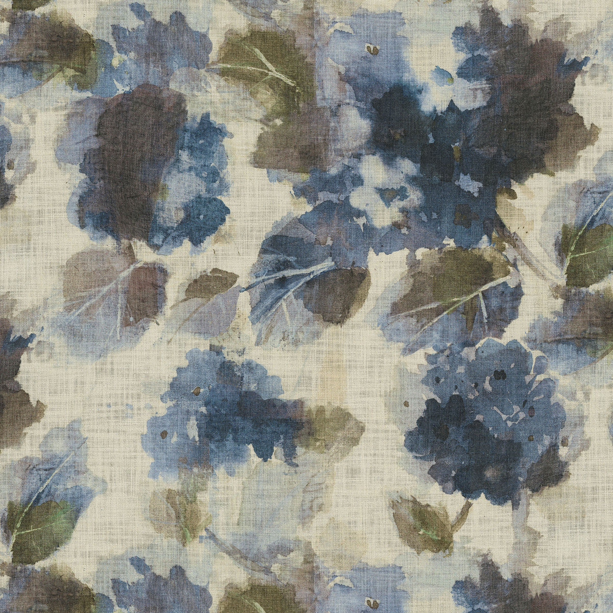P/K Lifestyles Still Waters - Prussian 472620 Fabric Swatch
