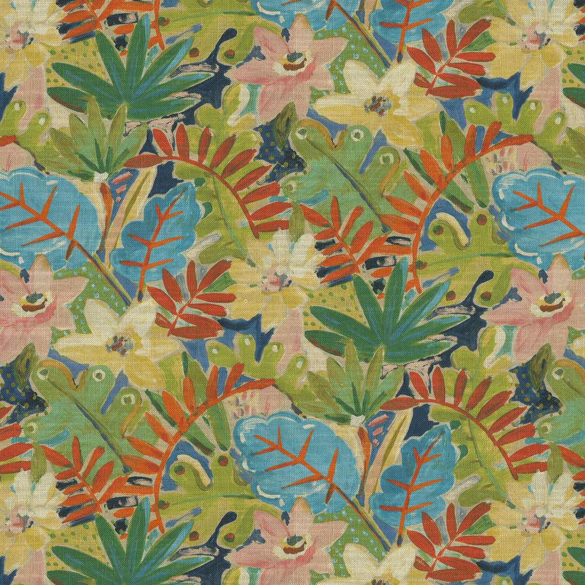 P/K Lifestyles Thriving - Tissu d'ameublement Jungle 471020