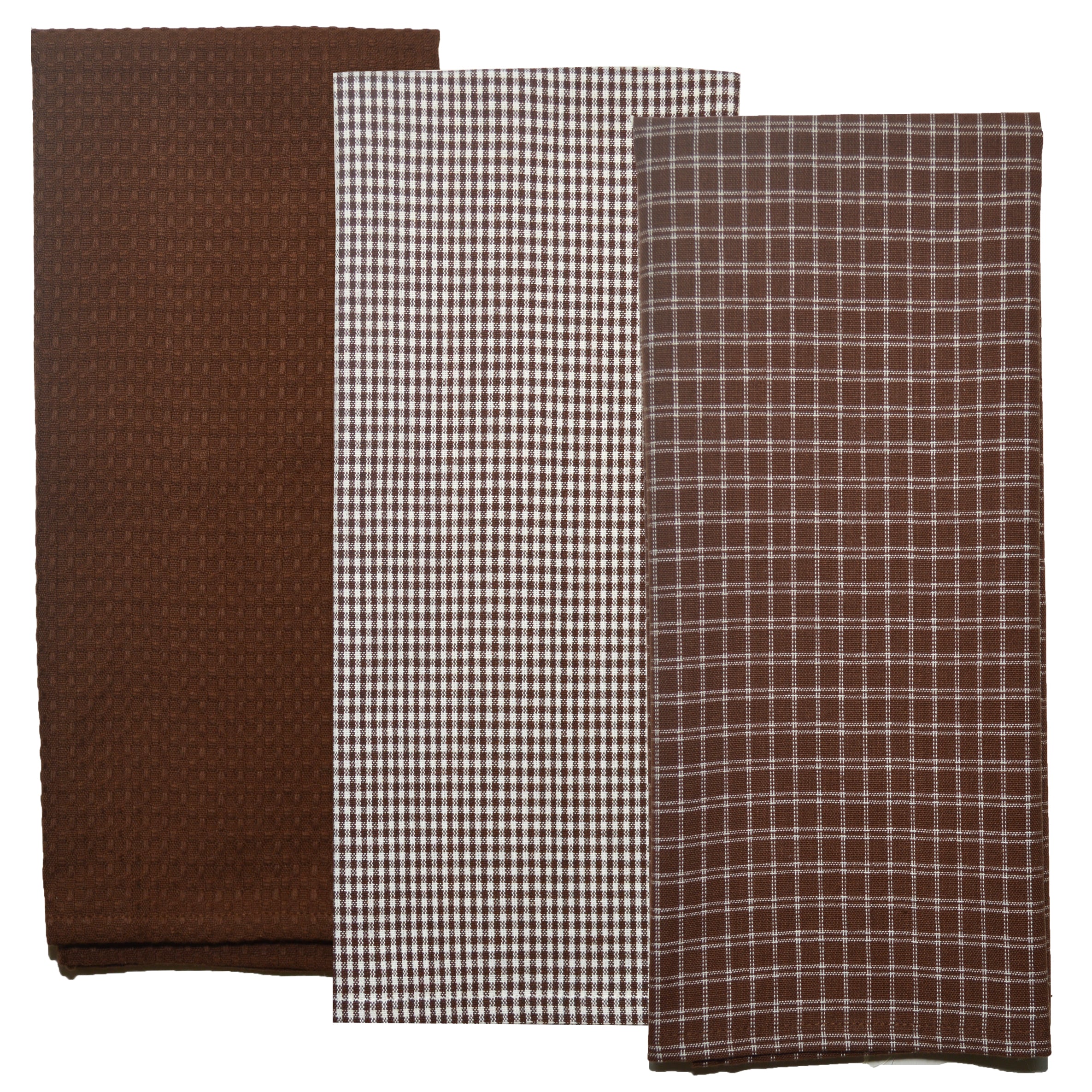 Variety Towel Set - Brown Set of 3