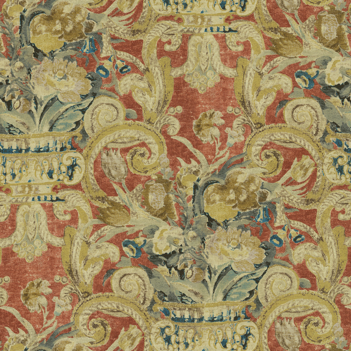Waverly Villa di Castello - Henna 682411 Upholstery Fabric